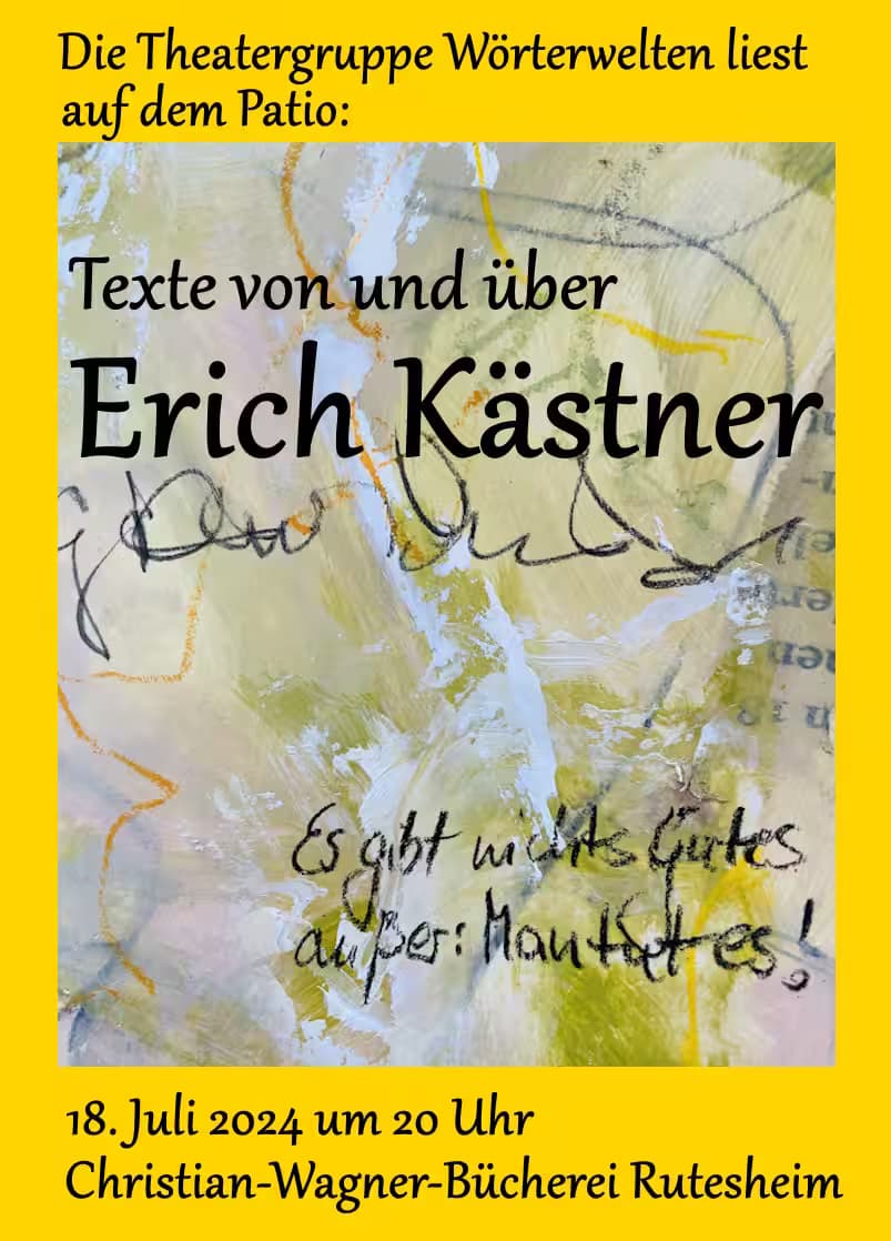 Bild von Lesung zu Erich Kästner